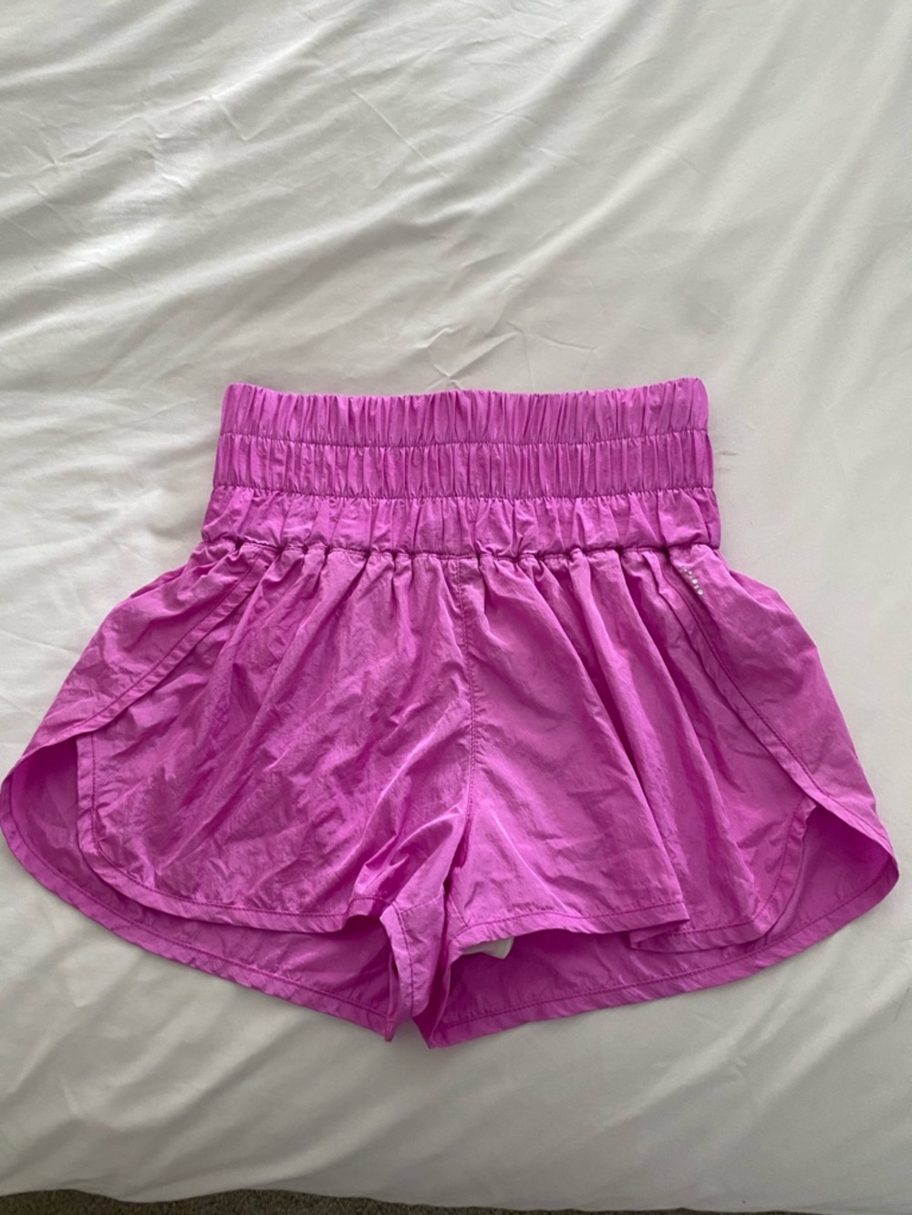 FP Movement by Free People High-Waist Magenta Athletic Shorts